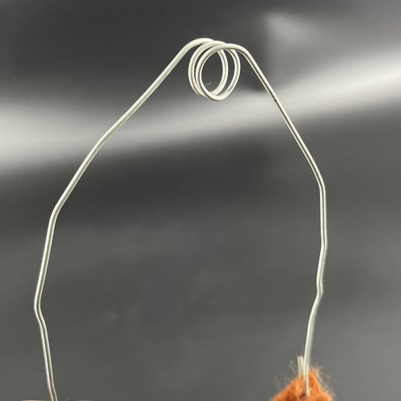 Halloween Felt Black Cat Wall Door Hanging Ornament Hand Stitched Folk Art - Picture 12 of 13